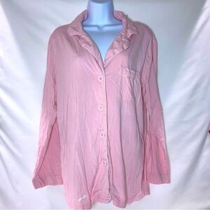 Fishers Finery Understated Elegance Bamboo Women’s Long Sleeve Pajama Top Sz Med